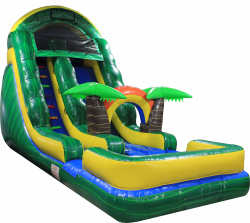 18 FT  Tropical Paradise Single Slide Wet or Dry